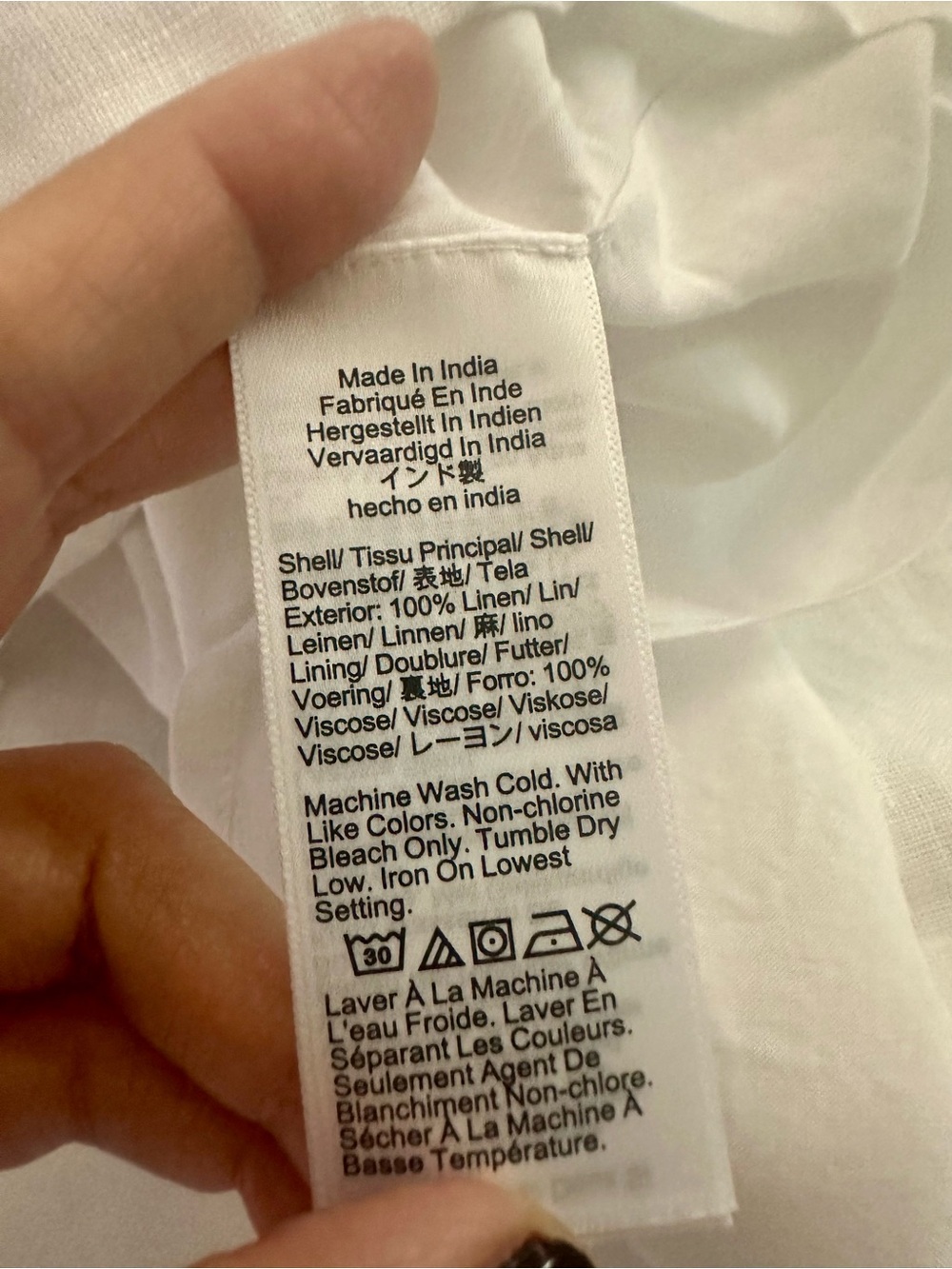 J. Crew Maxine button-back Dress in White Linen XXL - Picture 3 of 8